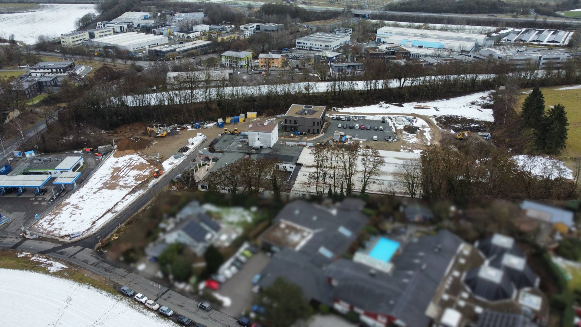 Gewerbegebiet Wettenberg, Bestand