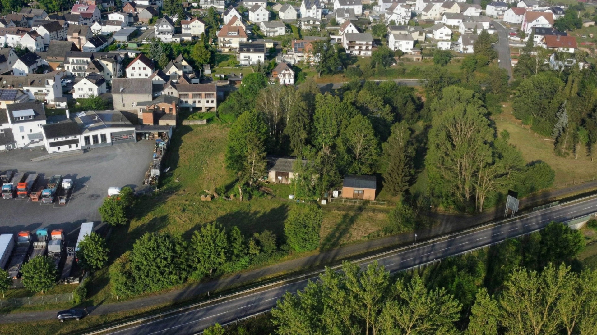 Gewerbegebiet Mainzlar, Bestand